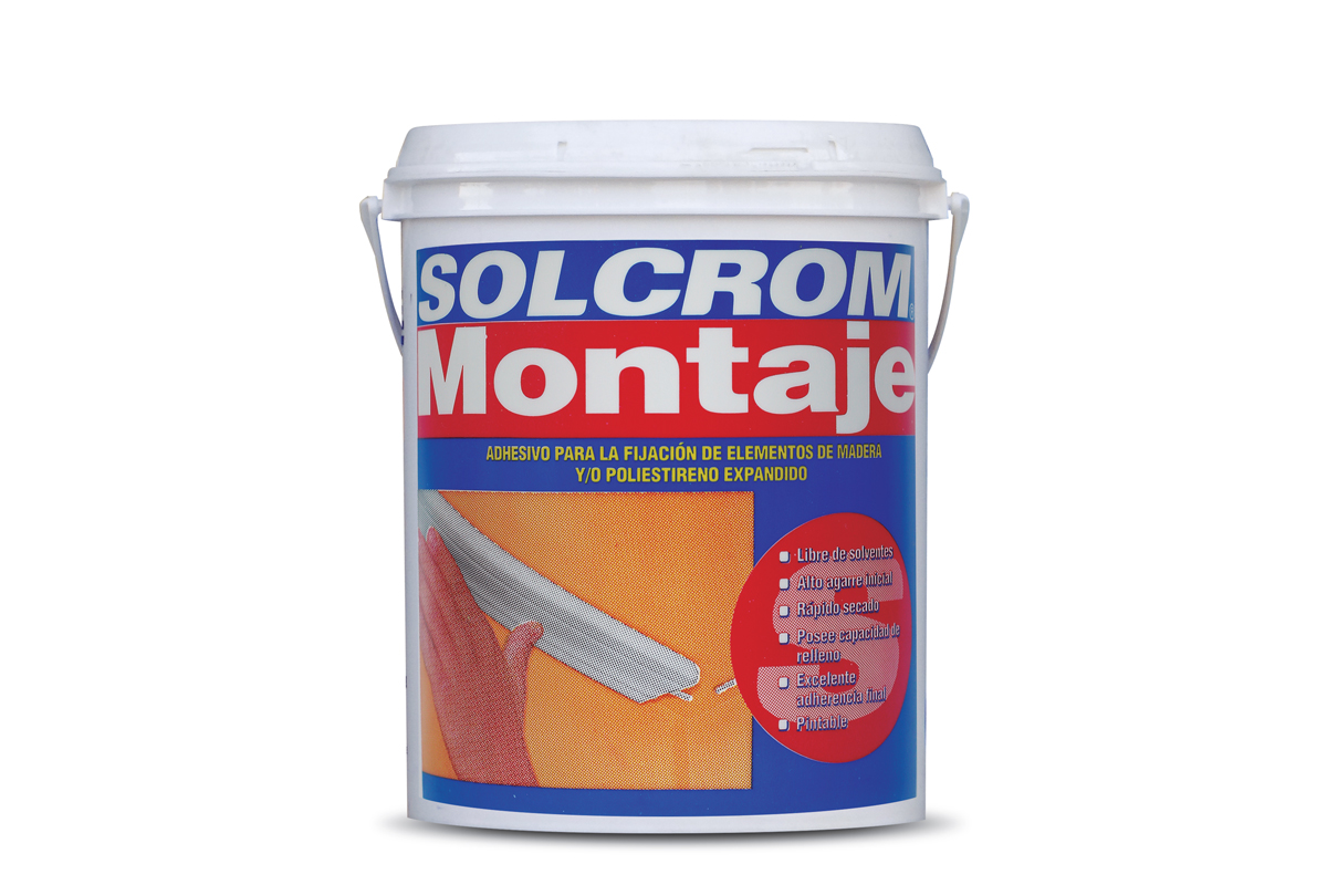 Adhesivo Solcrom montaje